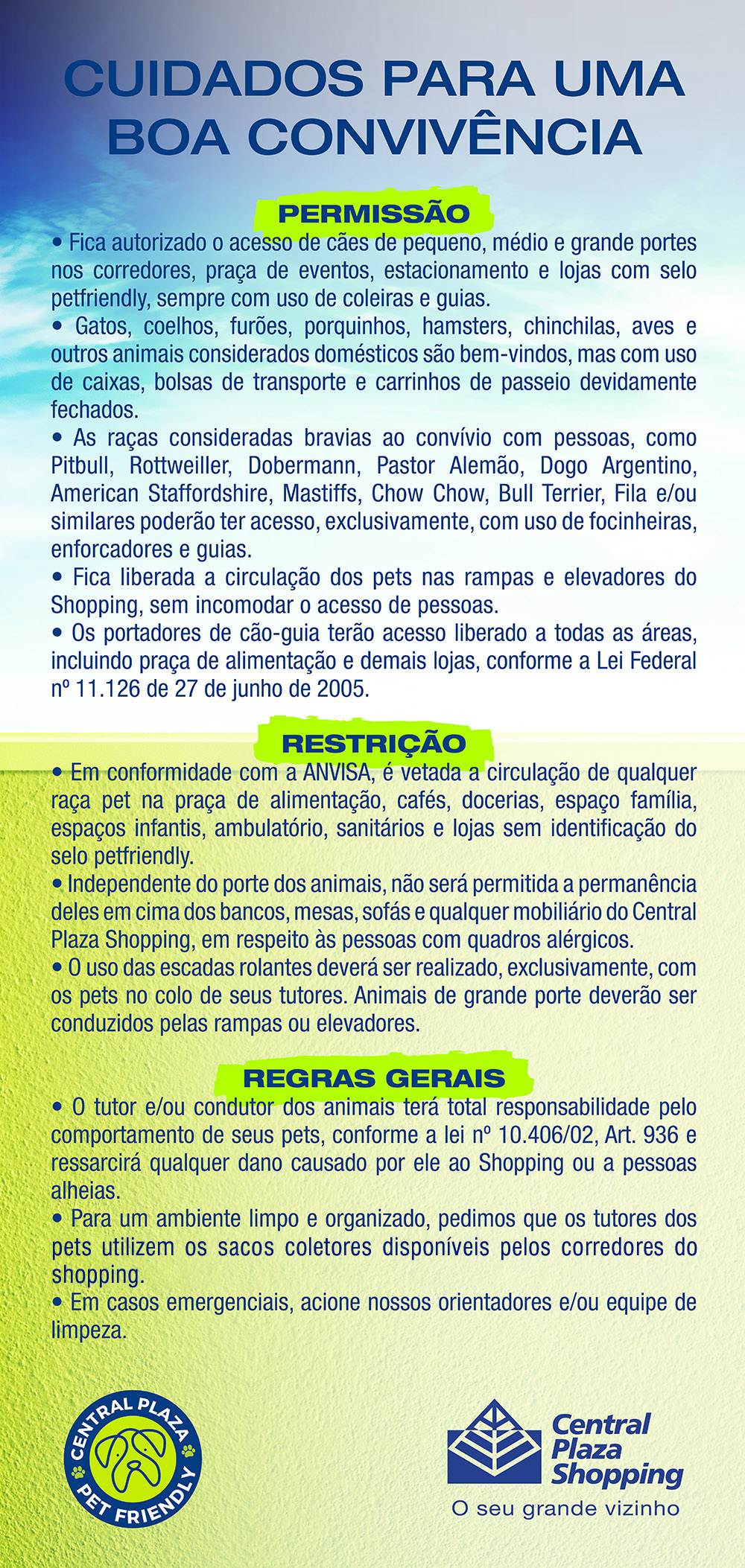 Pet Friendly Regulamento Mobile